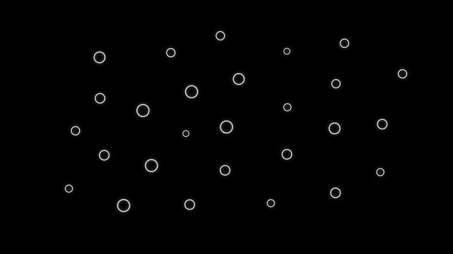 Rippling circles on transparent, 4k Animation blast circel pop up loop animation, ellipse animation Rippling circles