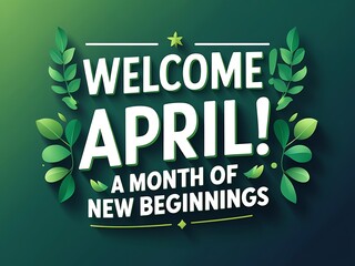 Welcome April A Month Of New Beginnings