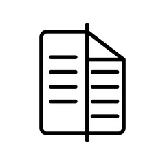 file compare vector icon