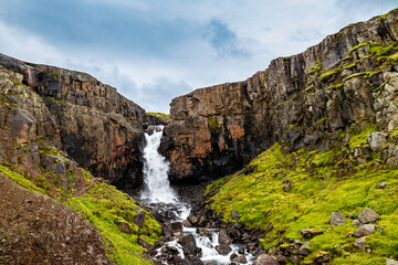 Fardagafoss Waterfall, Iceland