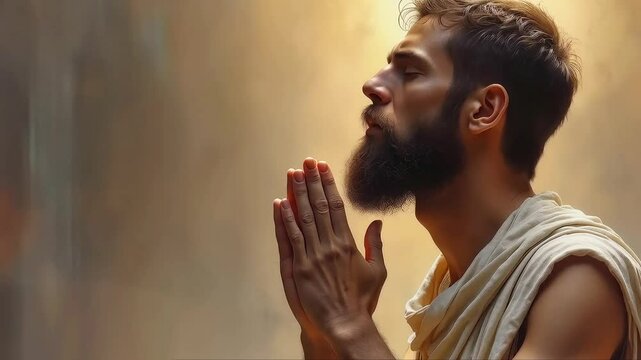 praying man
