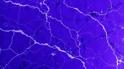 Electric Purple Landscape with Glowing Veins &ndash; Abstract Neon Topography and Lightning Patterns