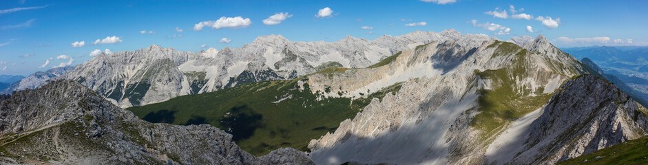 Panorama in the mountains, Austria, Alps