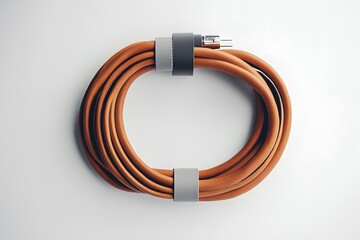 Magnetic Leather Cable Organizer for Tidy Desks