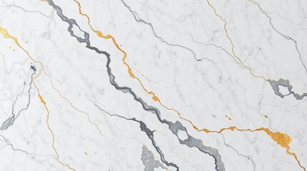 Abstract Topographic Map with Branching River System &ndash; Aerial Terrain Visualization