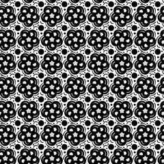 black and white seamless pattern