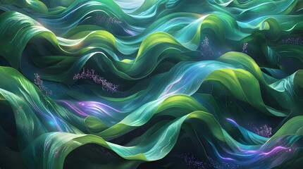 Obraz premium Whimsical Seaweed Wonderland