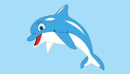 dolphin vector art © Javed
