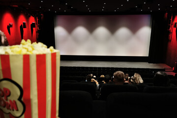 soirée cinéma avec pop corn