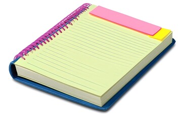 Notebook Planner with Built-in Sticky Notes