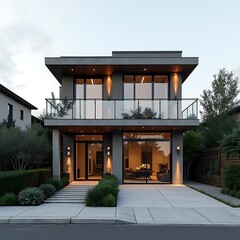 modern style house.