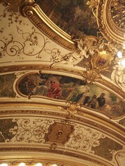 Ceiling of the Croatian National Theatre in Zagreb