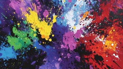 Abstract powder splash for holi greetings