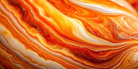 Obraz premium Warm, inviting orange marble. Close-up texture perfect as a food photography background.