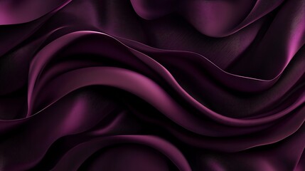 Obraz premium Purple silk waves, draped fabric background