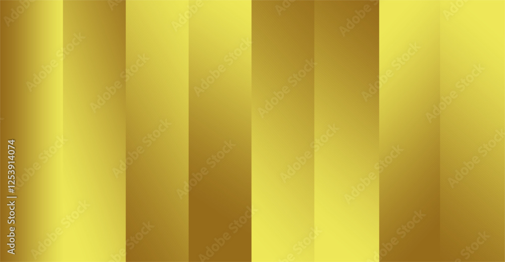 Poster composition of lines, planes and shapes in the form of geometry with gradations of light and dark ye