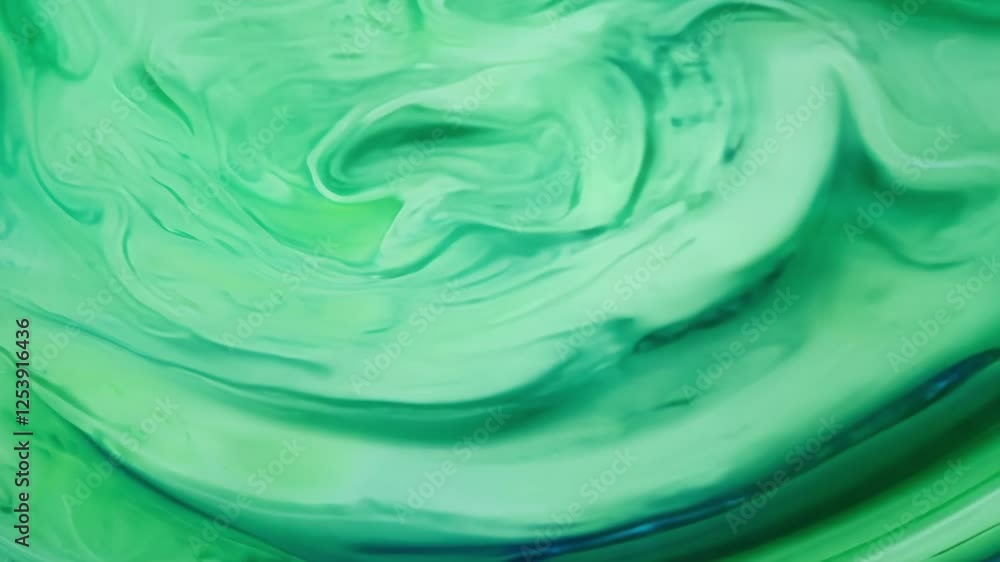 Aufkleber a swirling vortex of colored liquid creating a mesmerizing whirlpool effect as it dances on the surf