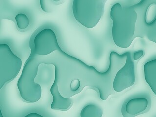 Abstract Mint Green Liquid Texture 