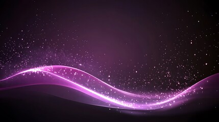 Obraz premium Purple wave, sparkle background, design