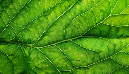 macro green leaves background