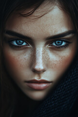 Fashion Beauty Portrait Beautiful Woman Face