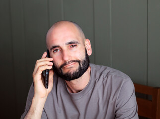 Professional man having a phone call