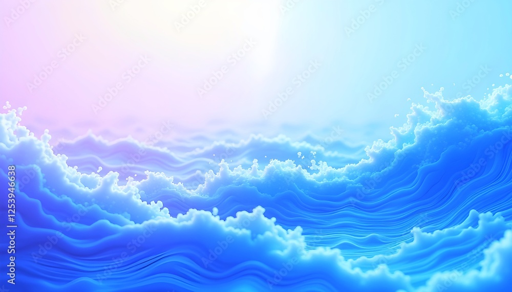 Fototapete abstract wave pattern gradient background