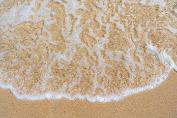 waves on beach