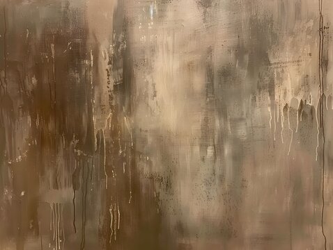 Abstract Earth Tones: A captivating abstract artwork featuring a blend of earthy browns, muted creams, and subtle hints of gold, creating a visually rich and textured composition.