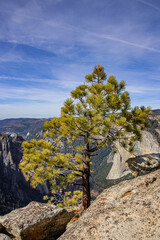 Stunning and Majestic Rocky Peaks Set Amidst a Beautiful Scenic Mountain Landscape, Yosemity National Park, USA