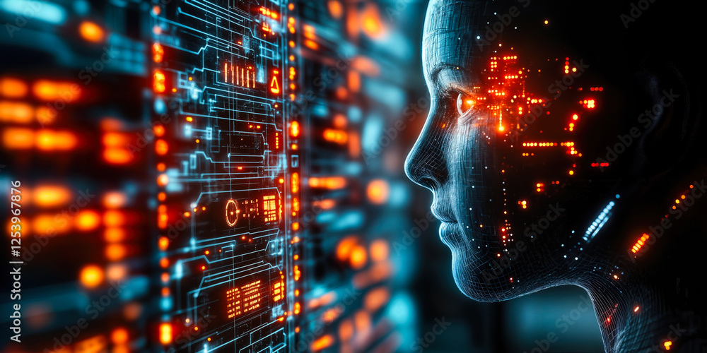 Poster ai-enhanced subscription models transforming smart security systems with advanced technology integra