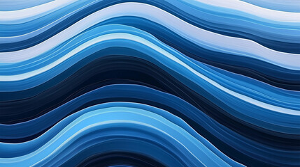 Abstract dark blue, light blue, white gradient background, acrylic texture, dynamic wave shapes, flowing pattern, 3D design