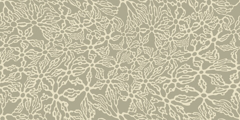Abstract background with fine floral pattern - hand drawn vector illustration.