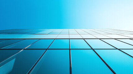 White wall with blue sky background featuring minimalist architecture and modern design elements.