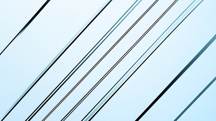 Fototapeta premium Abstract Diagonal Lines Light Blue Background