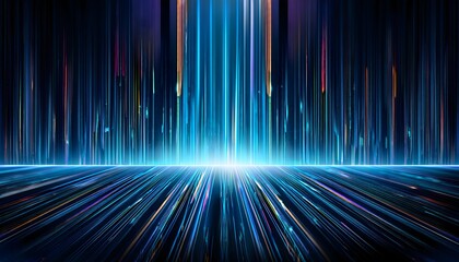 Future technology line background and light effect, cyberpunk style background material with a sense of technology