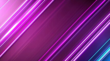 Abstract Neon Light Lines Background