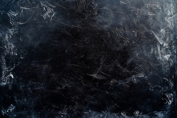 Abstract Dark Texture with Scratches and Smudges on Surface, abstract grunge background with space for text