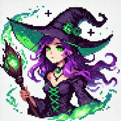 Fantasy Pixel Sorceress