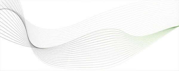 Abstract wavy gray blend liens design on white background. Graphic element.  illustration design element in concept of music, party, technology,  Digital frequency track equalizer 