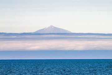 The Teide Volcano on Tenerife, a view from Gran Ganaria