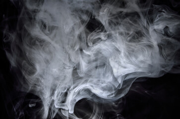 Abstract smoke background with dynamic swirls and motion effect