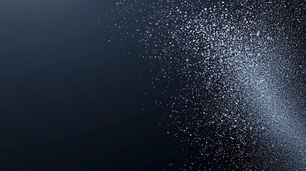 Obraz premium Sparkling dust particles, dark background, abstract design