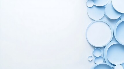 Light blue circles, background, design