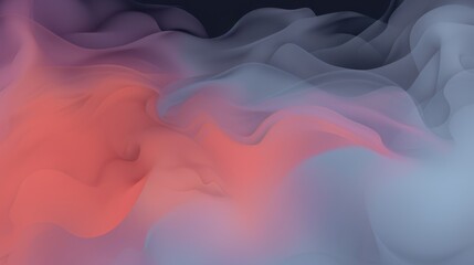Obraz premium Abstract fluid waves of colorful fog in motion