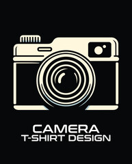 Camera Vector T Shirt Design