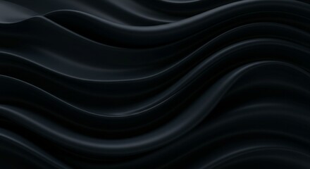 Obraz premium Elegant Layers of Flowing Smooth Fabric – 3D Render