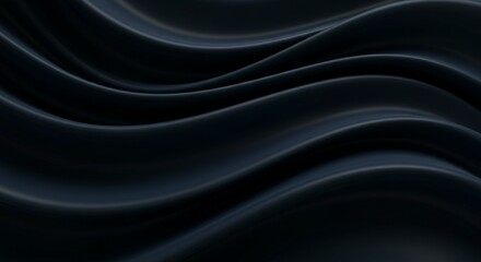 Obraz premium Elegant Layers of Flowing Smooth Fabric – 3D Render