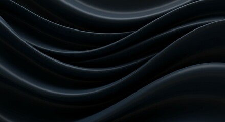 Obraz premium Elegant Layers of Flowing Smooth Fabric – 3D Render