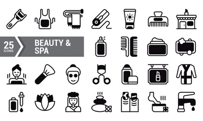 25 Beauty & Spa Icons for Your Design Projects.